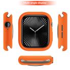 For Apple Watch Series 10 42mm Candy TPU Half Coverage Watch Case(Orange) - 3