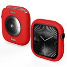 For Apple Watch Series 10 42mm Candy TPU Half Coverage Watch Case(Red) - 1