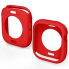 For Apple Watch Series 10 42mm Candy TPU Half Coverage Watch Case(Red) - 2
