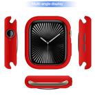 For Apple Watch Series 10 42mm Candy TPU Half Coverage Watch Case(Red) - 3
