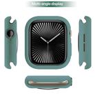 For Apple Watch Series 10 42mm Candy TPU Half Coverage Watch Case(Official Green) - 3