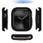 For Apple Watch Series 10 42mm Candy TPU Half Coverage Watch Case(Black) - 3
