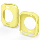 For Apple Watch Series 10 42mm Candy TPU Half Coverage Watch Case(Yellow) - 2