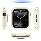 For Apple Watch Series 10 42mm Candy TPU Half Coverage Watch Case(Light White) - 3