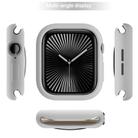 For Apple Watch Series 10 42mm Candy TPU Half Coverage Watch Case(Light Grey) - 3