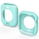 For Apple Watch Series 10 42mm Candy TPU Half Coverage Watch Case(Light Blue) - 2