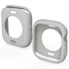 For Apple Watch Series 10 42mm Candy TPU Half Coverage Watch Case(Dark Grey) - 2