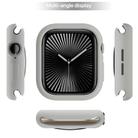 For Apple Watch Series 10 42mm Candy TPU Half Coverage Watch Case(Dark Grey) - 3