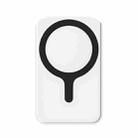 Magnetic Card Bag Phone Desktop Holder with Mirror(White) - 1