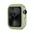 For Apple Watch Series 10 46mm Spray Glazing PC Frame Half Coverage Watch Case(Mint Green) - 1