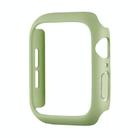 For Apple Watch Series 10 46mm Spray Glazing PC Frame Half Coverage Watch Case(Mint Green) - 2