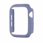 For Apple Watch Series 10 42mm Spray Glazing PC Frame Half Coverage Watch Case(Ice Sea Blue) - 2