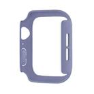 For Apple Watch Series 10 42mm Spray Glazing PC Frame Half Coverage Watch Case(Ice Sea Blue) - 3