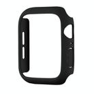 For Apple Watch Series 10 42mm Spray Glazing PC Frame Half Coverage Watch Case(Black) - 2