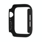 For Apple Watch Series 10 42mm Spray Glazing PC Frame Half Coverage Watch Case(Black) - 3