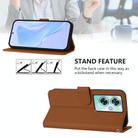For OnePlus Nord N30 SE 5G Skin Feel Solid Color Leather Phone Case with Lanyard(Brown) - 3