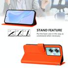 For OnePlus Nord N30 SE 5G Skin Feel Solid Color Leather Phone Case with Lanyard(Orange) - 3