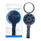 Suction Cup Magnetic Silicone Band Phone Holder(Black) - 1