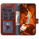 For Kyocera Digno SX4 5G Zipper Bag Leather Phone Case(Brown) - 2