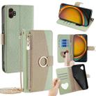 For Samsung Galaxy Xcover 7 Pro 5G Crossbody Litchi Texture Leather Phone Case(Green) - 1