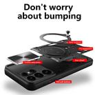For Samsung Galaxy S25 Ultra 5G CD Texture Sliding Camshield Magnetic Holder Phone Case(Black) - 3