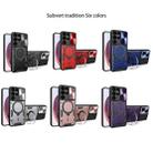 For Samsung Galaxy S25 Ultra 5G CD Texture Sliding Camshield Magnetic Holder Phone Case(Blue) - 2