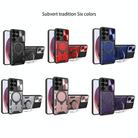 For Samsung Galaxy S25 Ultra 5G CD Texture Sliding Camshield Magnetic Holder Phone Case(Purple) - 2