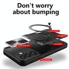 For Samsung Galaxy S25+ 5G CD Texture Sliding Camshield Magnetic Holder Phone Case(Red) - 3