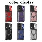 For Samsung Galaxy S25 Edge 5G CD Texture Sliding Camshield Magnetic Holder Phone Case(Silver) - 2