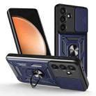 For Samsung Galaxy S25 FE 5G Sliding Camera Cover Design TPU+PC Phone Case(Blue) - 1