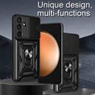 For Samsung Galaxy S25 FE 5G Sliding Camera Cover Design TPU+PC Phone Case(Silver) - 2