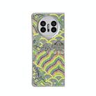 For Huawei Mate X3 / X5 Propitious Clouds Embroidery Full Coverage Phone Case(Green) - 1