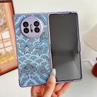 For Huawei Mate X3 / X5 Propitious Clouds Embroidery Full Coverage Phone Case(Blue) - 2