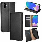 For Samsung Galaxy F06 5G Gloss Oil Solid Color Magnetic Leather Phone Case(Black) - 1