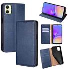 For Samsung Galaxy A05 4G Gloss Oil Solid Color Magnetic Leather Phone Case(Blue) - 1