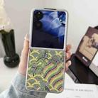For Xiaomi Mix Flip Propitious Clouds Embroidery Full Coverage Phone Case(Green) - 2