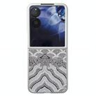 For Xiaomi Mix Flip Propitious Clouds Embroidery Full Coverage Phone Case(Grey) - 1