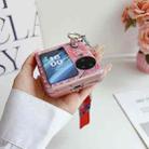 For OPPO Find N3 Flip Propitious Clouds Embroidery Full Coverage Phone Case with Scarf / Bracelet(Blue) - 3