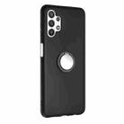 For Samsung Galaxy A32 4G Matte Ring Holder TPU Phone Case(Black) - 2