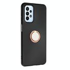 For Samsung Galaxy A52 4G / 5G / A52s Matte Ring Holder TPU Phone Case(Rose Gold) - 2