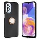 For Samsung Galaxy A53 5G Matte Ring Holder TPU Phone Case(Rose Gold) - 1