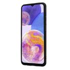 For Samsung Galaxy A73 5G Matte Ring Holder TPU Phone Case(Silver) - 3