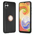 For Samsung Galaxy A06 5G Matte Ring Holder TPU Phone Case(Rose Gold) - 1