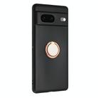 For Google Pixel 7 Matte Ring Holder TPU Phone Case(Rose Gold) - 2