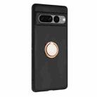 For Google Pixel 7 Pro Matte Ring Holder TPU Phone Case(Rose Gold) - 2