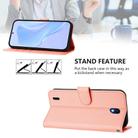 For Nokia C01 Plus / C1 2nd Edition Skin Feel Solid Color Leather Phone Case with Lanyard(Pink) - 3