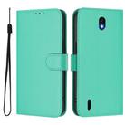 For Nokia C01 Plus / C1 2nd Edition Skin Feel Solid Color Leather Phone Case with Lanyard(Green) - 2