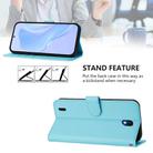 For Nokia C01 Plus / C1 2nd Edition Skin Feel Solid Color Leather Phone Case with Lanyard(Sky Blue) - 3
