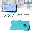 For Nokia XR20 Skin Feel Solid Color Leather Phone Case with Lanyard(Lake Blue) - 3