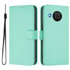 For Nokia X20 / X10 Skin Feel Solid Color Leather Phone Case with Lanyard(Mint Green) - 2